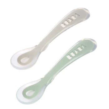 BEABA BEABA: Self-Feeding Silicone Spoon  w/ Case  -