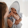 Mushie Mushie: Organic Cotton Baby Hooded Towel - Tradewinds