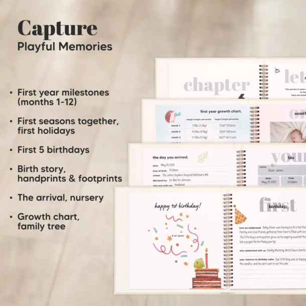 KeaBabies Keababies: Baby Memory Book -