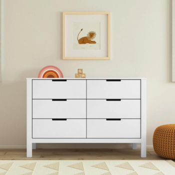 Million Dollar Baby MDB: Colby 6 - Drawer Double Dresser - White