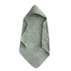 Mushie Mushie: Organic Cotton Baby Hooded Towel - Moss