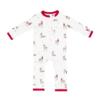 Kyte Clothing Kyte: Zipper Romper - Cloud Deer