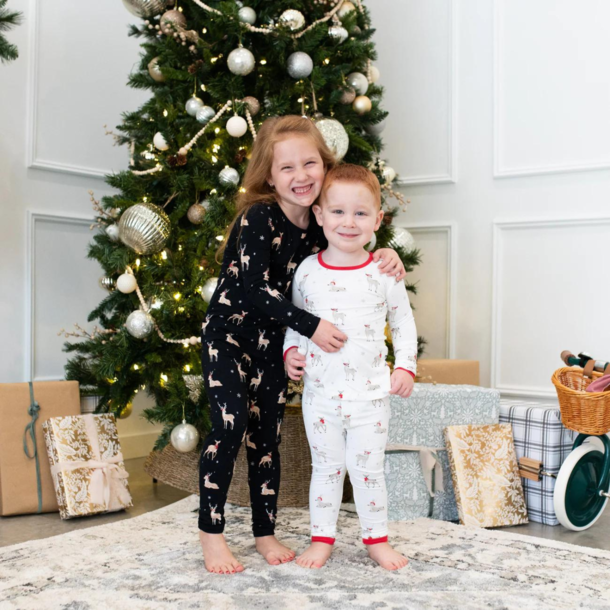 Kyte Clothing Kyte: Long Sleeve Toddler PJ - Cloud Deer