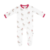 Kyte Clothing Kyte: Zipper Footie - Cloud Deer Kyte Clothing Kyte: Zipper Footie - Cloud Deer