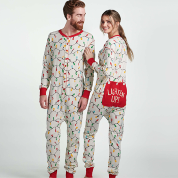 Hatley/Little Blue House Hatley: Holiday Lights Adult Union Suit