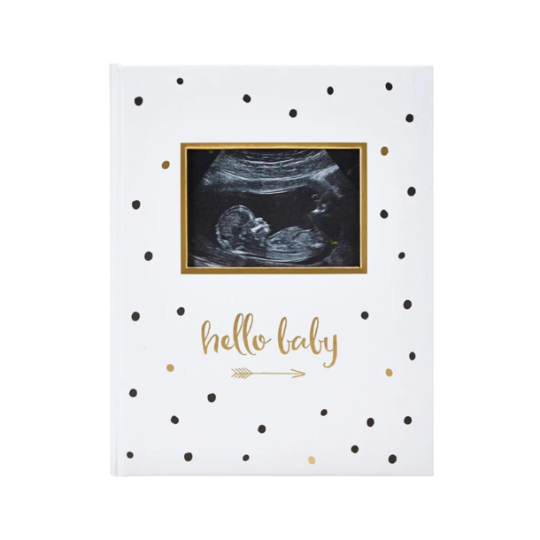 Pearhead 'Hello Baby' Baby Book -  Black & Gold