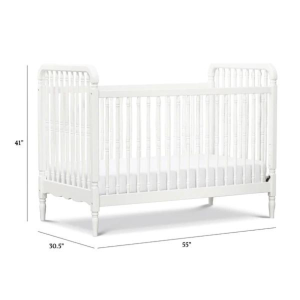 Million Dollar Baby MDB: Liberty 3 in 1 Spindle Convertible Crib (w toddler conversion)