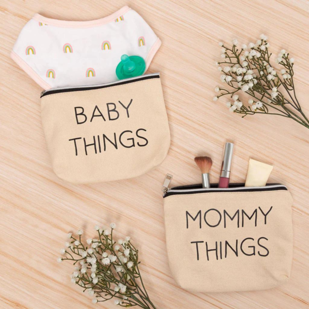 Pearhead Mommy and Baby Travel Pouch (2pc)