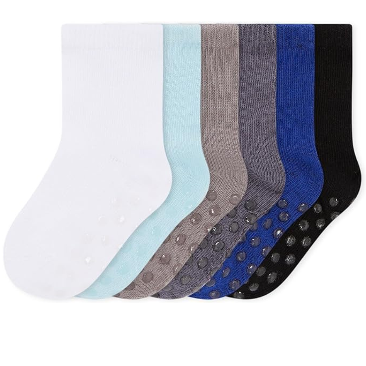 Toddler Socks with Grips (13yrs/4.3") Nest, Bermuda