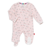 Magnificent Baby Magnetic Me: Magnetic Footie - Baa Baa Baby - Pink