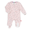 Magnificient Baby Magnetic Me: Magnetic Footie - Baa Baa Baby - Pink