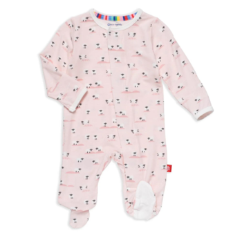 Magnificient Baby Magnetic Me: Magnetic Footie - Baa Baa Baby - Pink