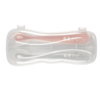 BEABA BEABA: Feeding Silicone Spoon w/ Case - Grey/Pink