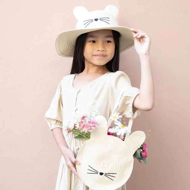 Rockahula Kids (Faire) Rockahula: Betty Bunny Sun Hat 7-10 Years