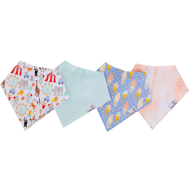 Copper Pearl Copper Pearl: Bandana Bib 4pk - Bailey