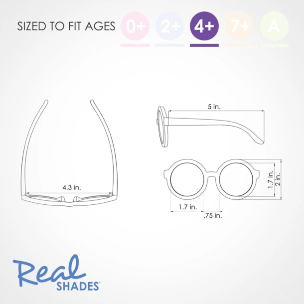 Real Kids Shades Real Shades: Vibe Sunglasses - 4 - 6 Years