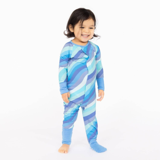 Magnificent Baby Magnetic Me: Magnetic Convertible Coverall  - Blue Shine