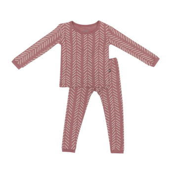 Kyte Clothing Kyte: Toddler Long-Sleeve PJ Set - DR Herringbone