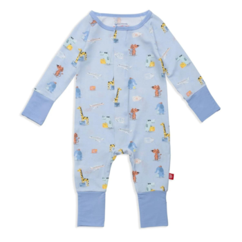 Magnificent Baby Magnetic Me: Magnetic Convertible Coverall - Ready Jet (Modal)