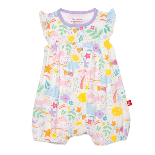 Magnificient Baby Magnetic Me: Magnetic  Romper - Sunny Days