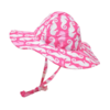 Flap Happy Flap Happy: Cotton Bucket Hat - Seahorse (Pink)