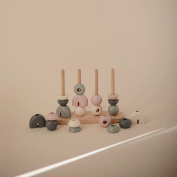 Mushie Mushie: Wooden Multi-Shape Stacker-