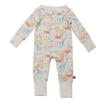 Magnificent Baby Magnetic Me: Magnetic Convertible Coverall - Ext-roar-dinary (Modal)