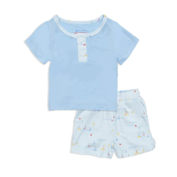 Magnificient Baby Magnetic Me: Magnetic Top & Shorts - Sail-ebrate