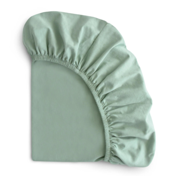 Mushie Mushie: Stretchy Crib Sheet - Roman Green