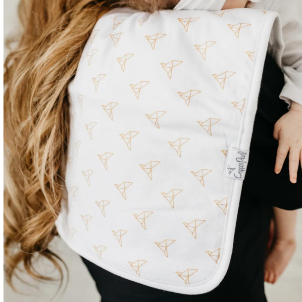 Copper Pearl Copper Pearl: Burp Cloth 3pk - Haven