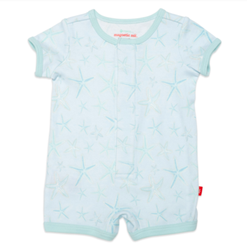 Magnificent Baby Magnetic Me: Magnetic  Romper - Starfish