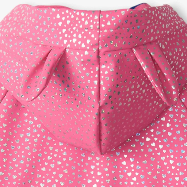 Hatley/Little Blue House Hatley: Glitter Hearts Raincoat-