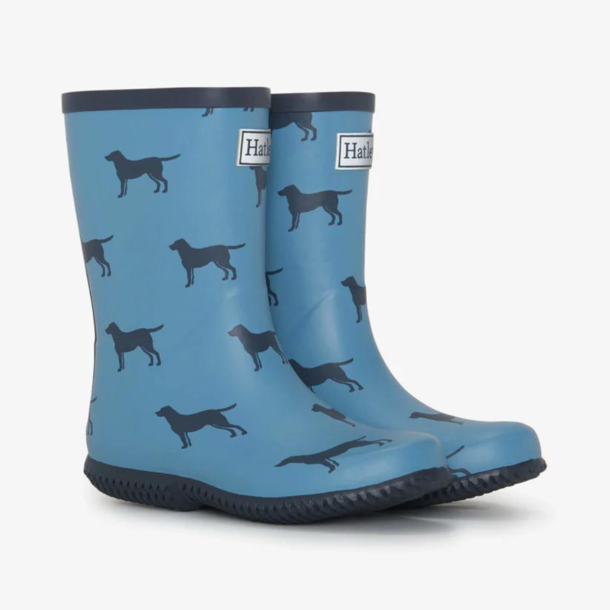 Hatley/Little Blue House Hatley: Preppy Dogs Rain Boots-