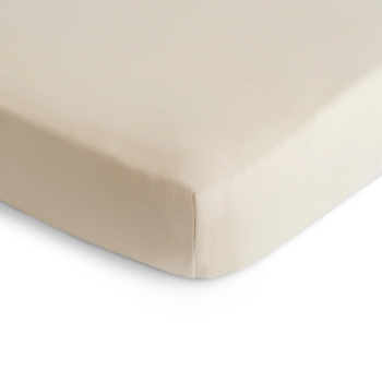 Mushie Mushie: Stretchy Crib Sheet - Fog