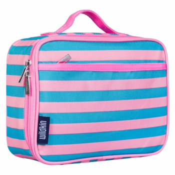 Wildkin Wildkin: Insulated Lunch Box- Pink Stripes