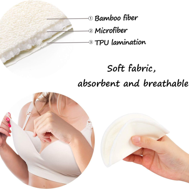Washable Organic Nursing Pads - (14 pack)