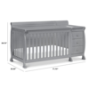 Million Dollar Baby MDB: Kalani 4-in-1 Crib and Changer-