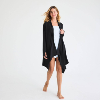 Magnificent Baby Magnetic: Women's Drape Robe- Onyx