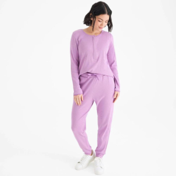 Magnificent Baby Magnetic Me: Women's LS/Jogger Pj - Pink Ribbon