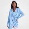 Magnificent Baby Magnetic: Women's Drape Robe- Winter Sky