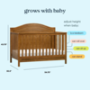 Million Dollar Baby MDB: Charlie 4-in-1 Convertible Crib -