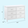 Million Dollar Baby MDB: Charlie 6 Drawer Dresser-