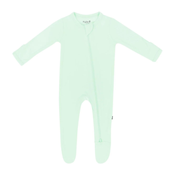 Kyte Clothing Kyte: Zipper Footie - Mint