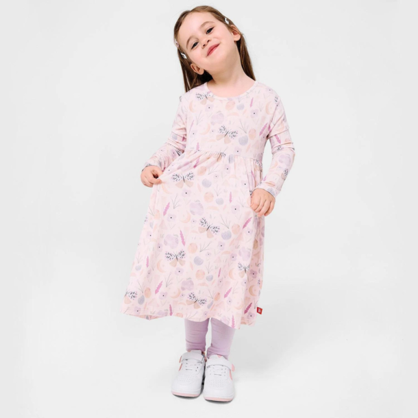 Magnificent Baby Magnetic Me: Magnetic Dress w/ Leggings- Botanics