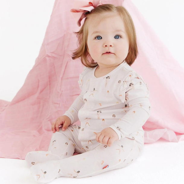 Magnificent Baby Magnetic Me: Magnetic Footie -Tutu Twirl (Modal)