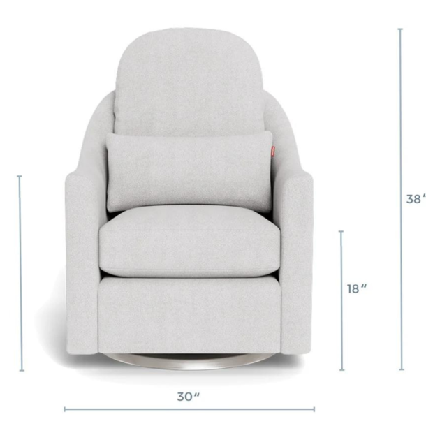 Monte Monte: Nessa Glider - Dune Fabric,  Maple Base (Display Model)