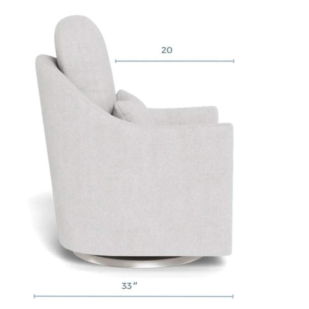 Monte Monte: Nessa Glider - Dune Fabric,  Maple Base (Display Model)