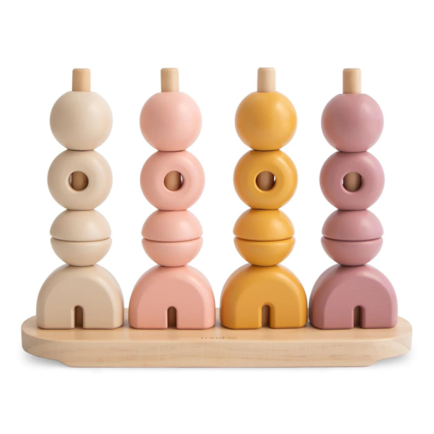 Mushie Mushie: Wooden Multi-Shape Stacker-
