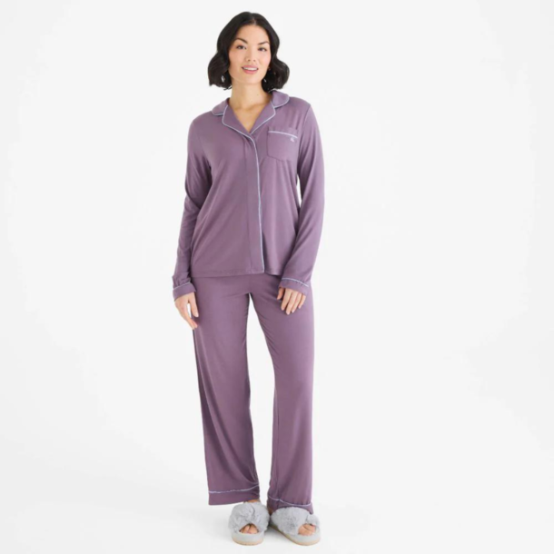 Magnificent Baby Magnetic Me: Women's LS Pj's - Eggplant