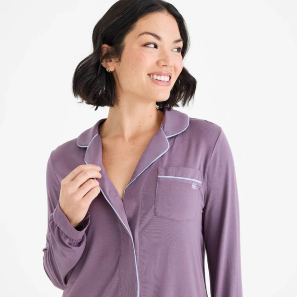 Magnificent Baby Magnetic Me: Women's LS Pj's - Eggplant